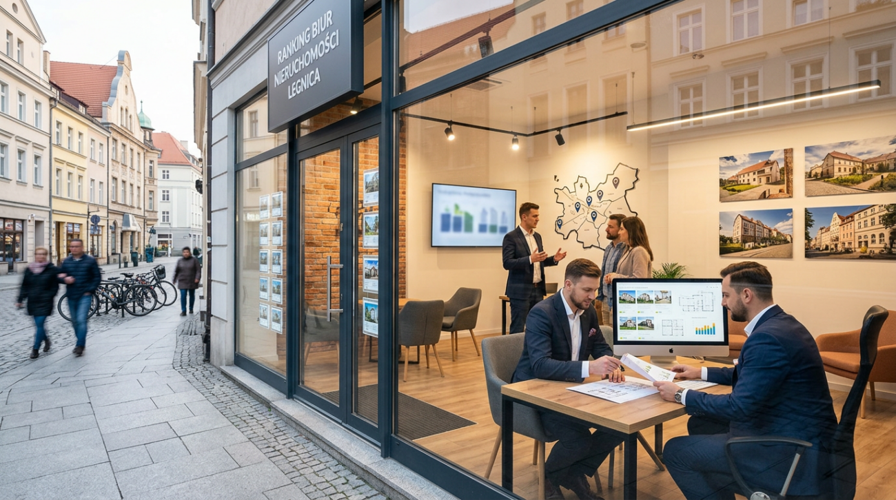 Ranking biur nieruchomości Legnica 2026 - kogo wybrać do sprzedaży i kupna?