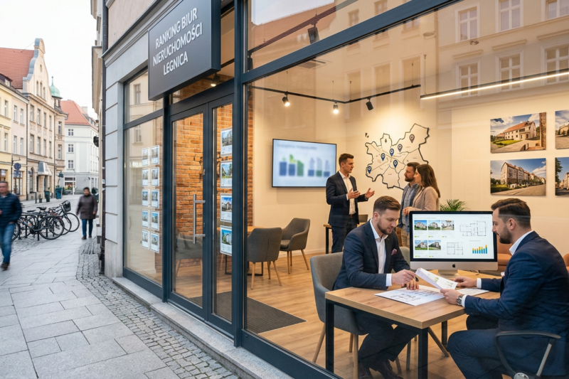 Ranking biur nieruchomości Legnica 2026 - kogo wybrać do sprzedaży i kupna?